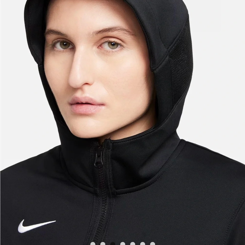 Nike Women's Dri-FIT Showtime Full-Zip Basketball Hoodie. Black. XXL. Worn once. - Picture 5 of 7